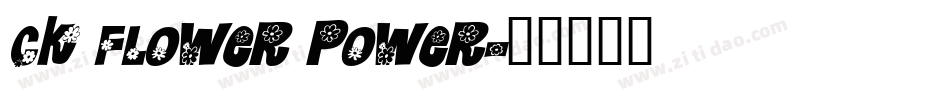 CK Flower Power字体转换